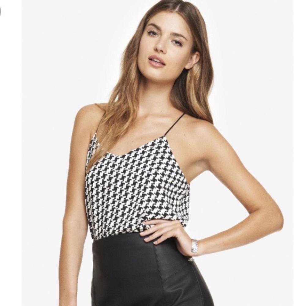Express Houndstooth Barcelona Cami XS